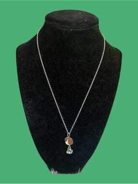 Peanuts Gang Peppermint Patty Enamel Charm Necklace